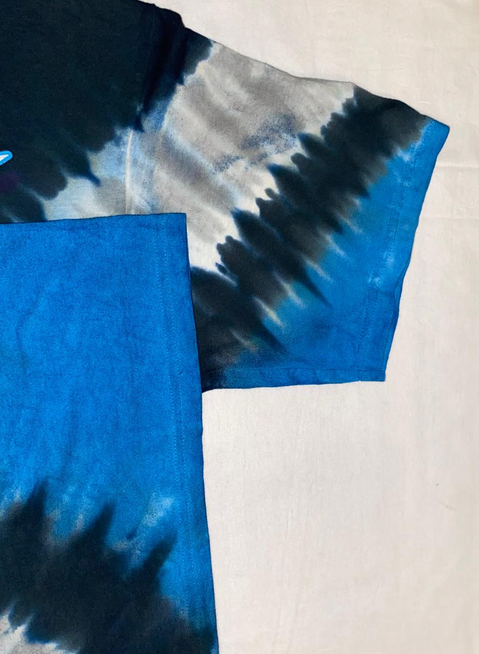 2006 Liquid Blue Aerosmith "Guitar Lips" AOP Vintage Tie Dye Shirt