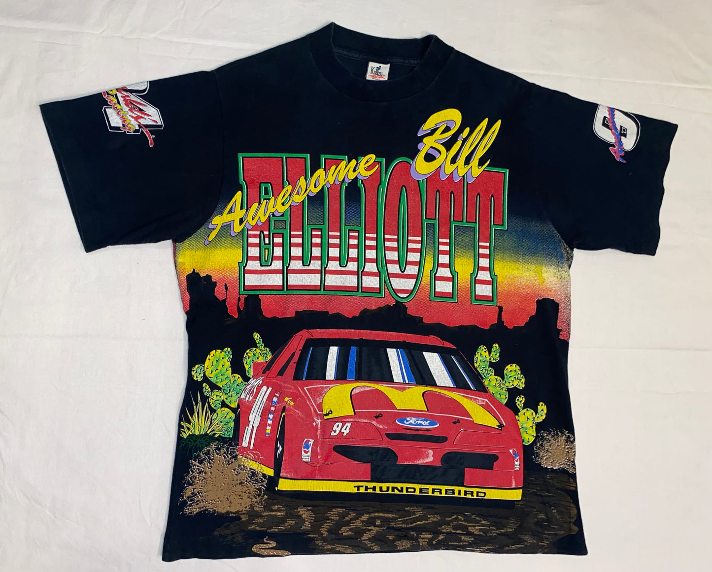 90s NASCAR Bill Elliott "Dawsonville Gang" AOP Vintage Shirt