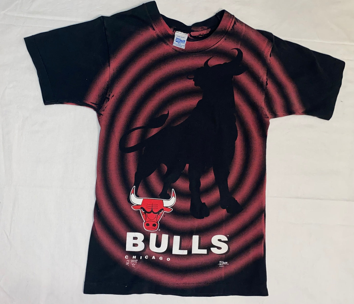 90s Salem NBA Chicago Bulls AOP Vintage Shirt